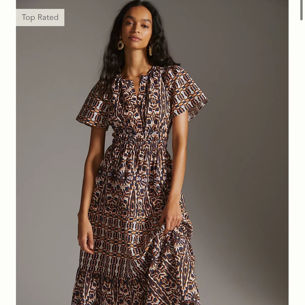 Anthropologie Somerset Maxi Dress. New with tags! Size M color Brown.